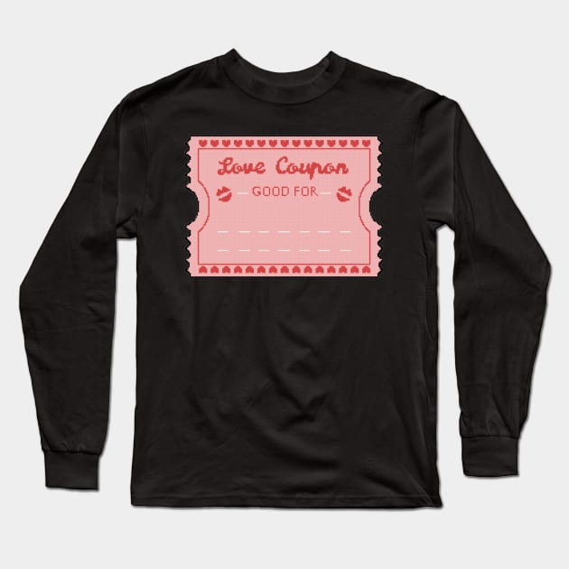 Love coupon Long Sleeve T-Shirt by ZingyStitches